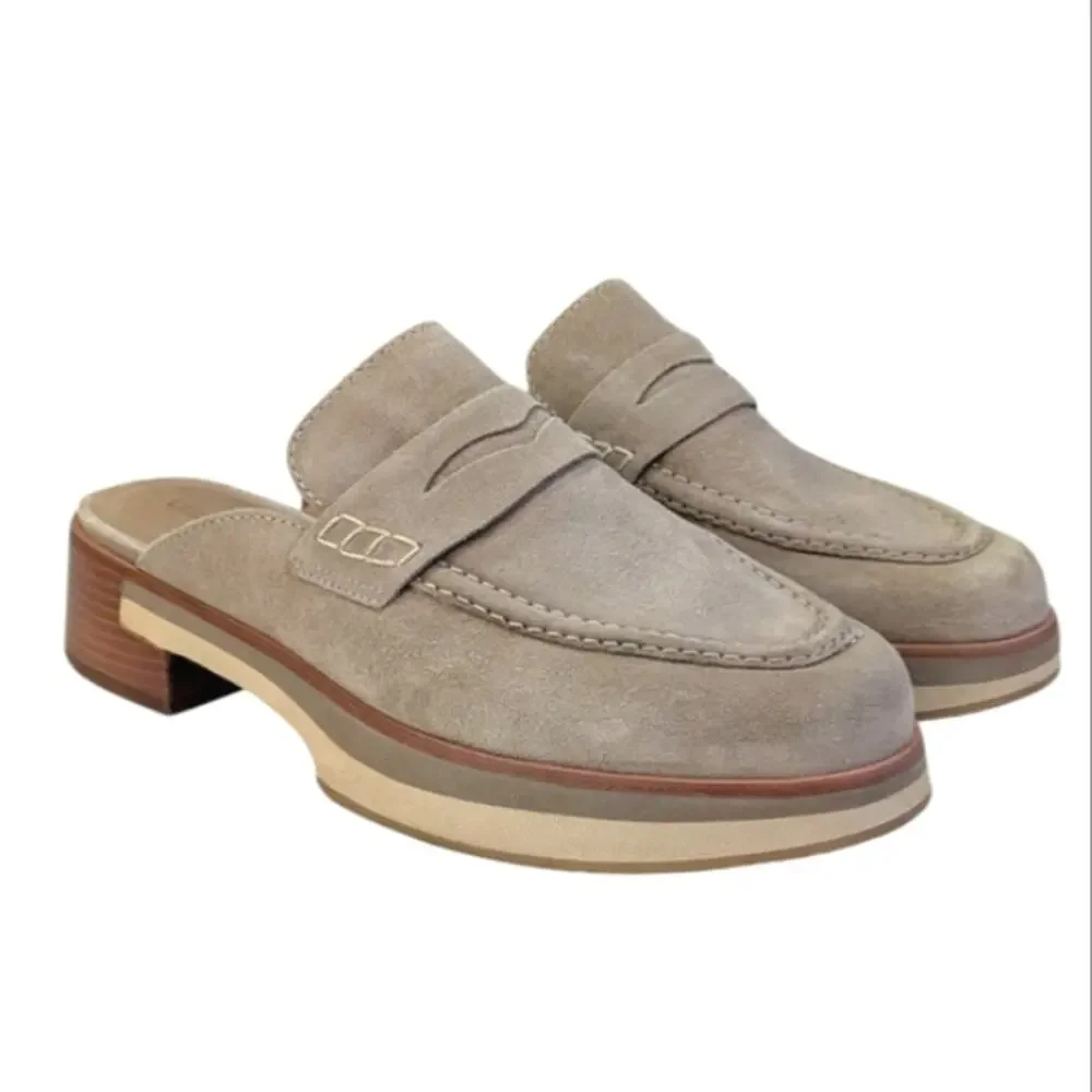 Bernardo Suri Penny Loafer Mules EUC $248 Size 9.5M  S3559